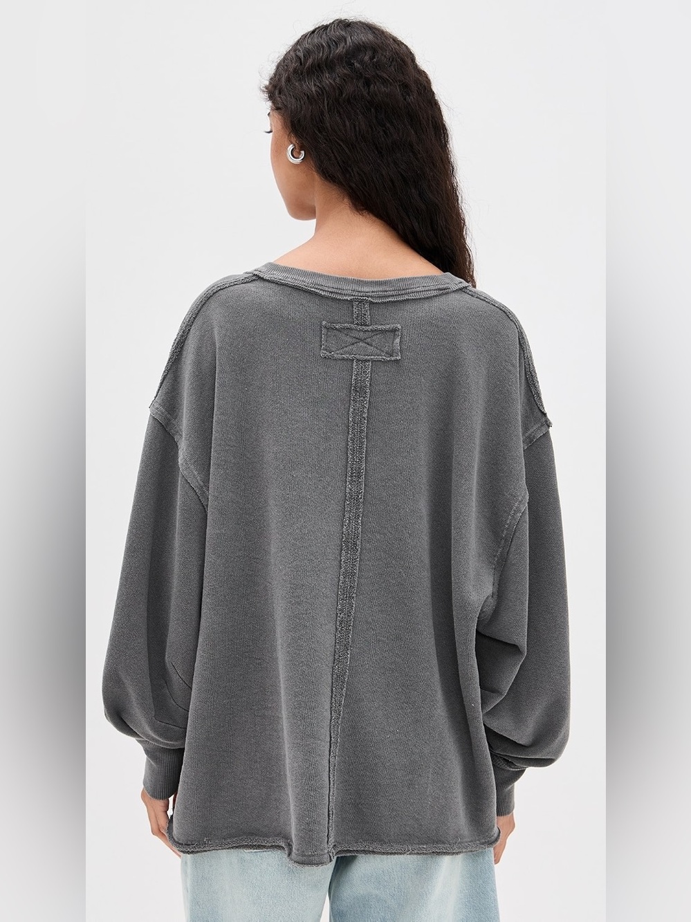 Free People We The Free Upstate Graphic Sweatshirt NWT Size Small Oversized S-XL - Picture 4 of 8